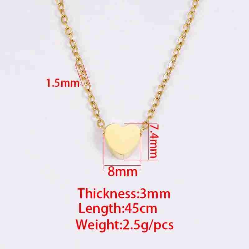 K Gold Plated Heart Necklace |Silver Plated Necklace Cute Dainty Love Pendant Necklaces for Women Gift for Girls Gift for Women